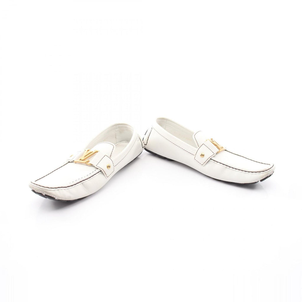 Louis Vuitton Loafers Monte Carlo Line White Leather — view 3