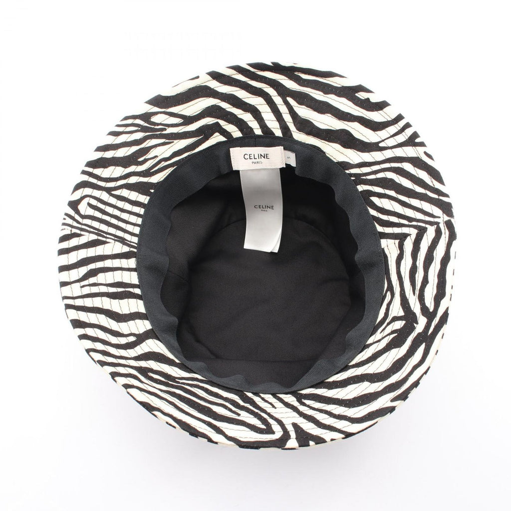 Celine Hat Zebra Print Bucket — view 3