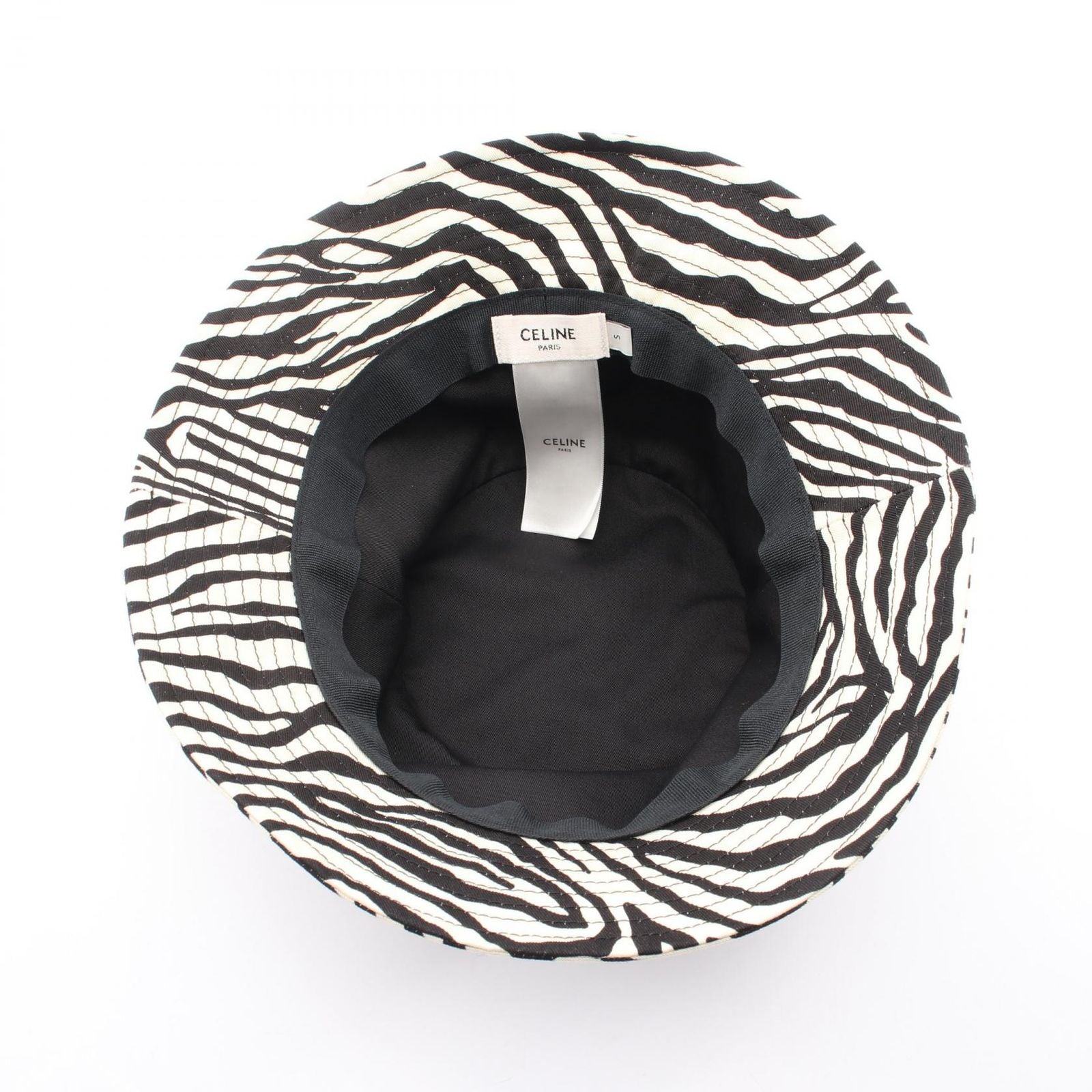 Celine Hat Zebra Print Bucket — view 3