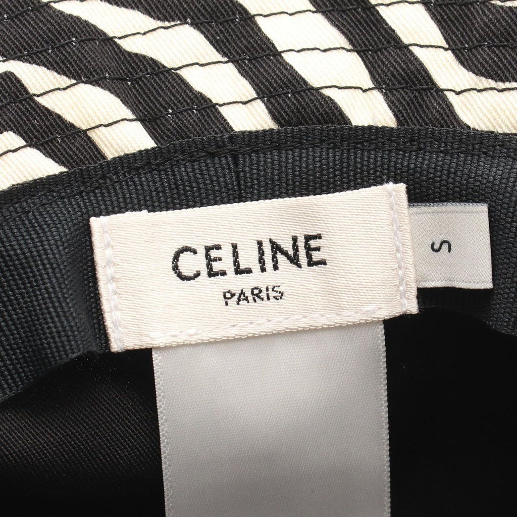 Celine Hat Zebra Print Bucket — view 4