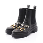 Gucci Boots Horsebit Leather Shoes Side Gore
