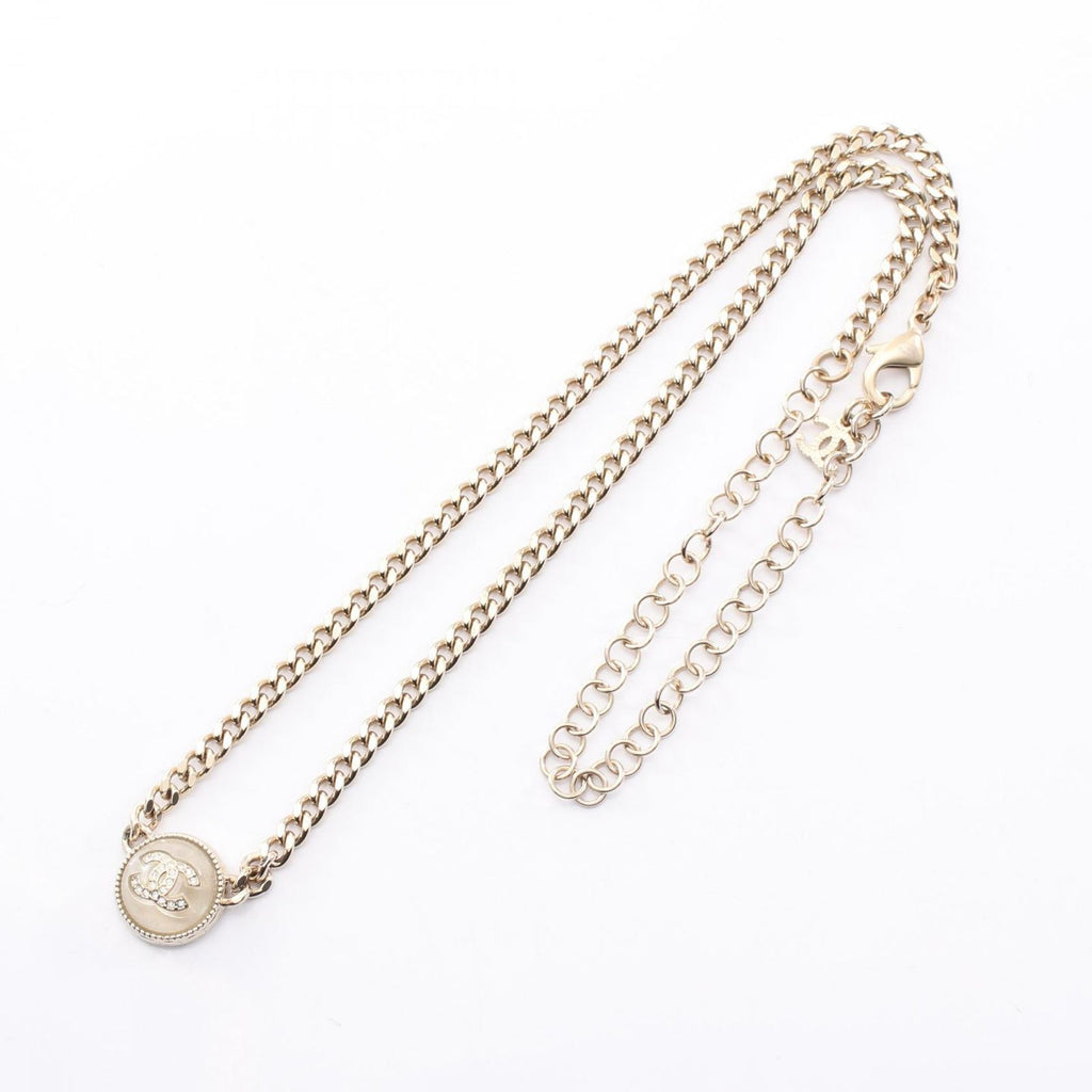 Chanel Necklace CC Logo Circle — view 3