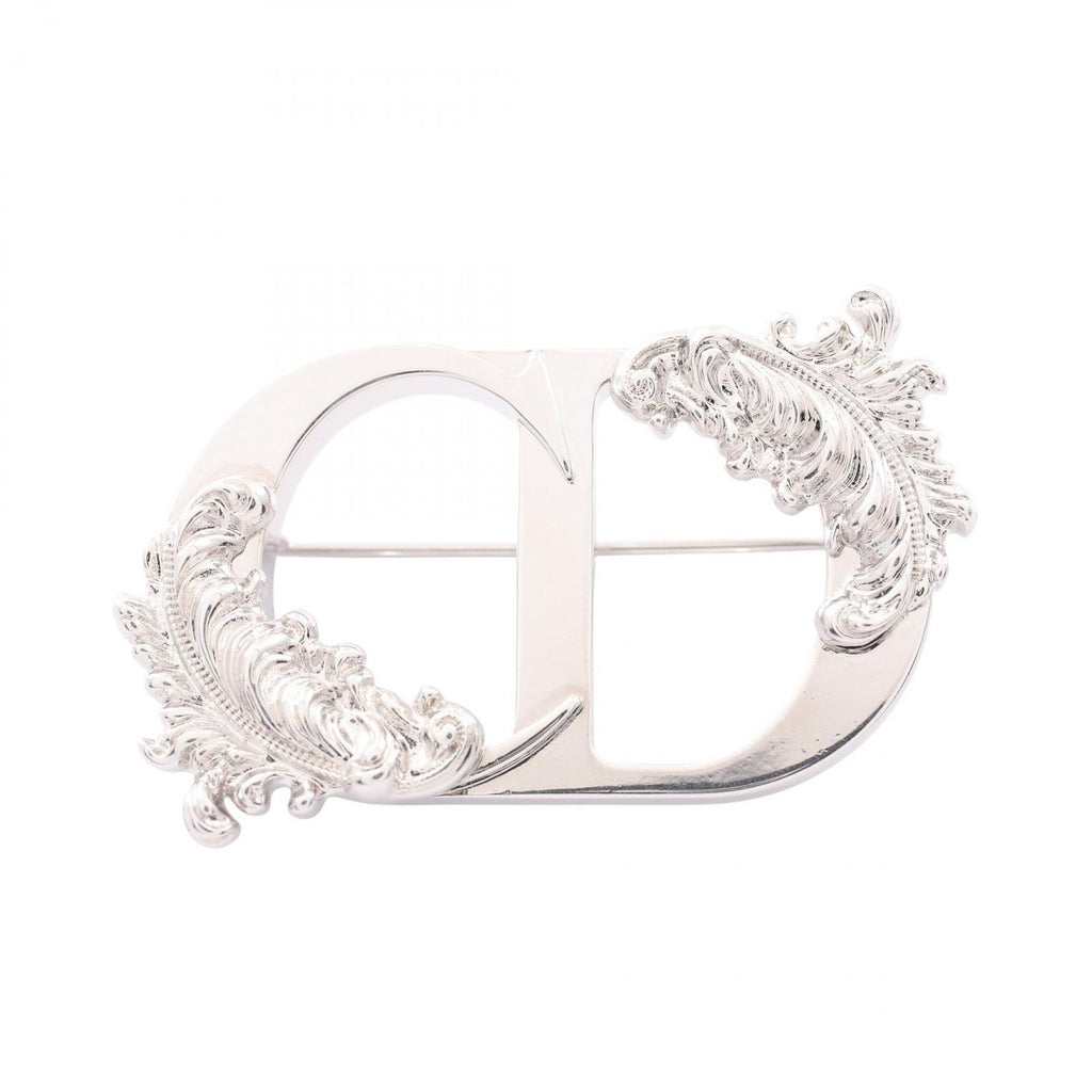 Dior Brooch CD Logo Feather Stainless Steel