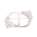 Dior Brooch CD Logo Feather Stainless Steel