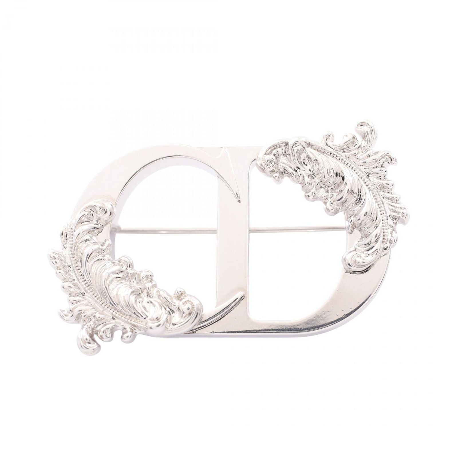 Dior Brooch CD Logo Feather Stainless Steel