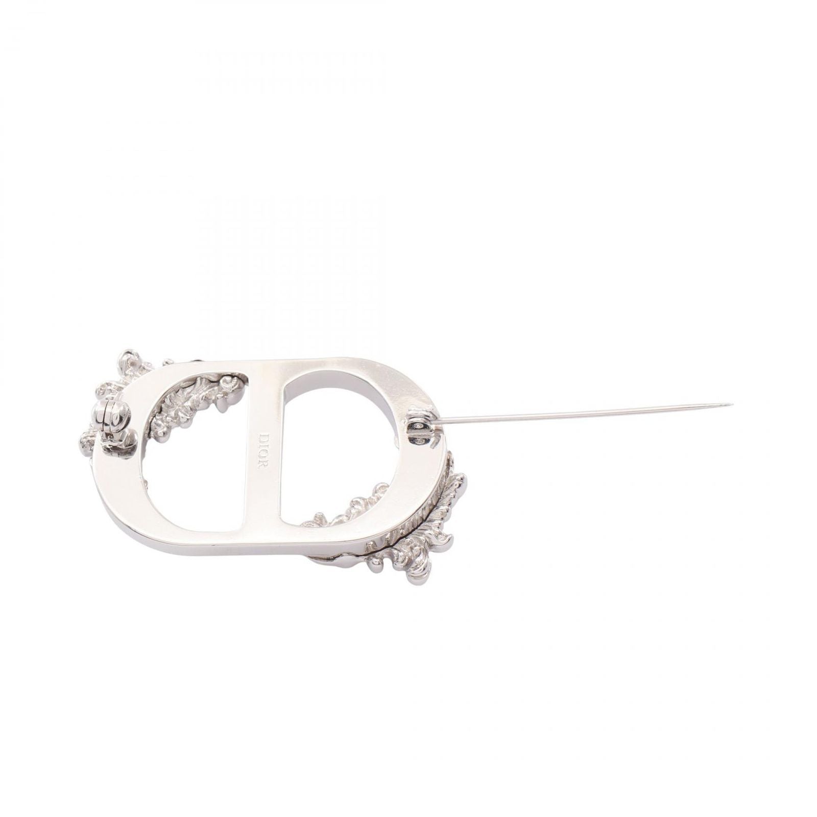Dior Brooch CD Logo Feather Stainless Steel — view 2