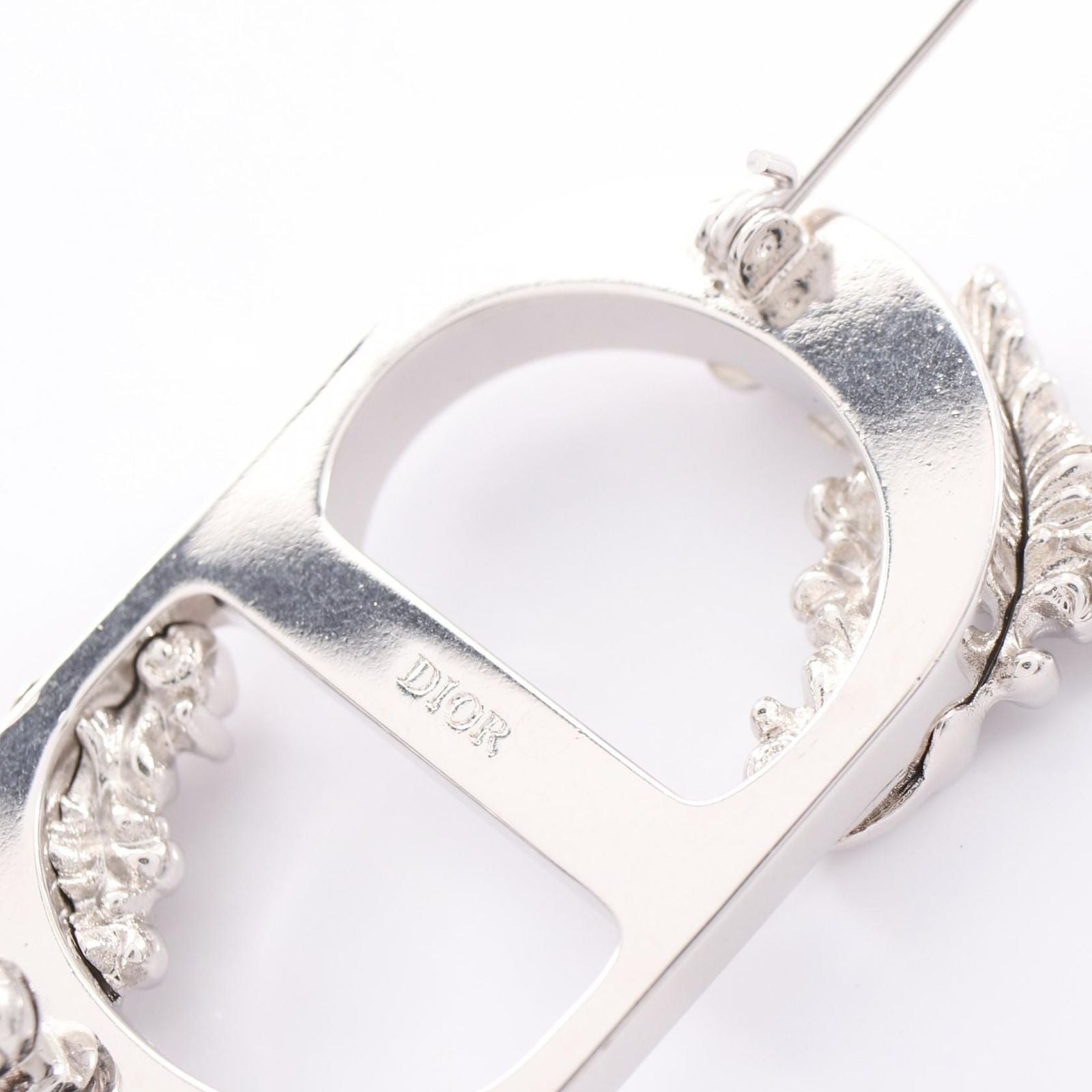 Dior Brooch CD Logo Feather Stainless Steel — view 5