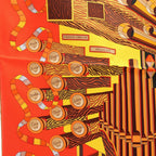 Hermes Scarf Carre 90 Point D' Orgue Silk — view 6