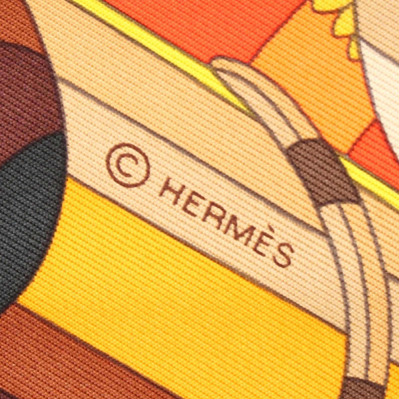 Hermes Scarf Carre 90 Point D' Orgue Silk — view 2
