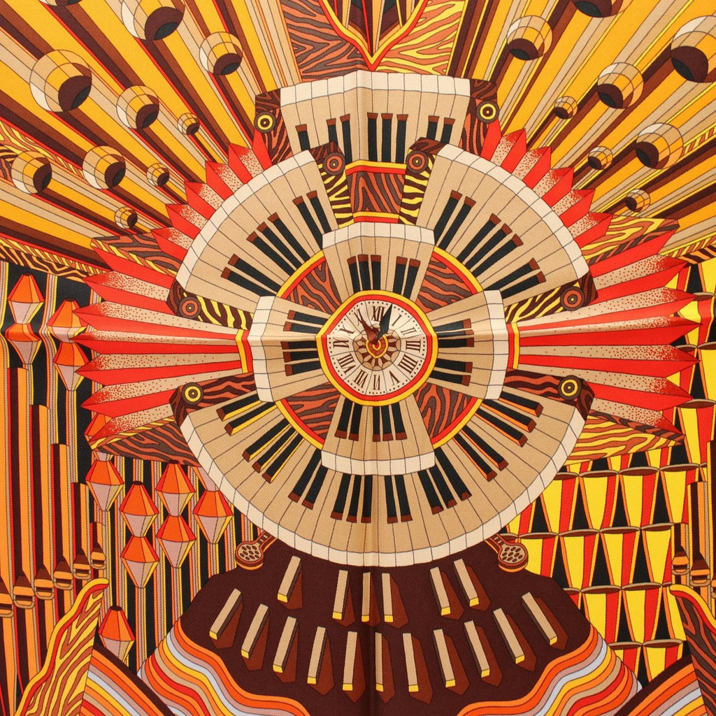 Hermes Scarf Carre 90 Point D' Orgue Silk — view 5