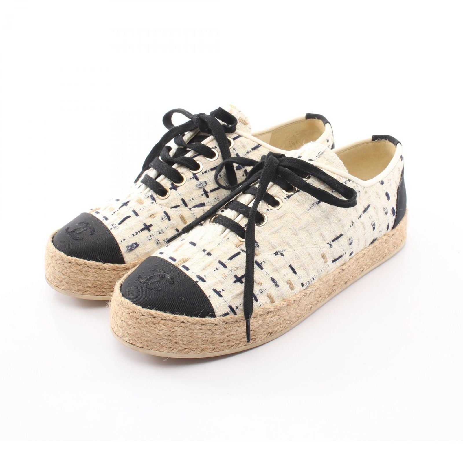 Chanel Sneakers CC Logo Espadrilles Shoes