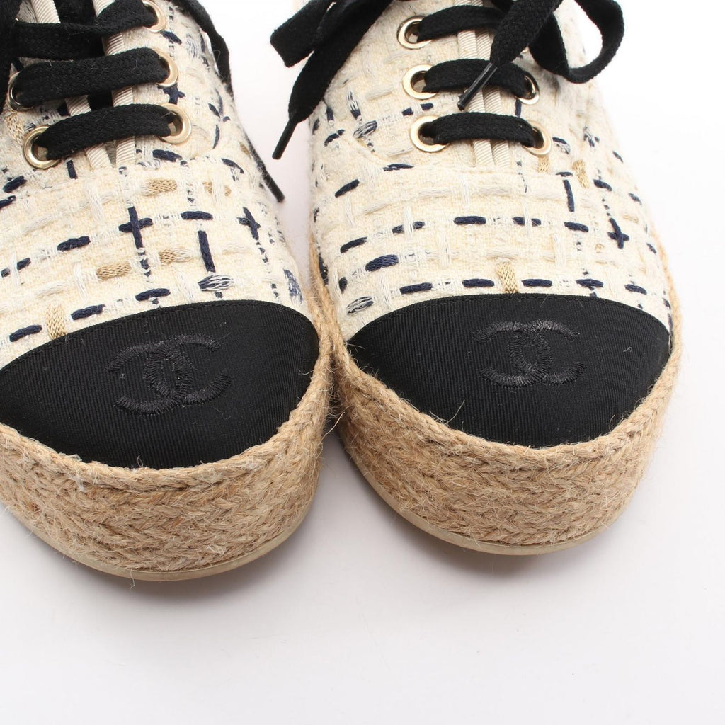 Chanel Sneakers CC Logo Espadrilles Shoes — view 9