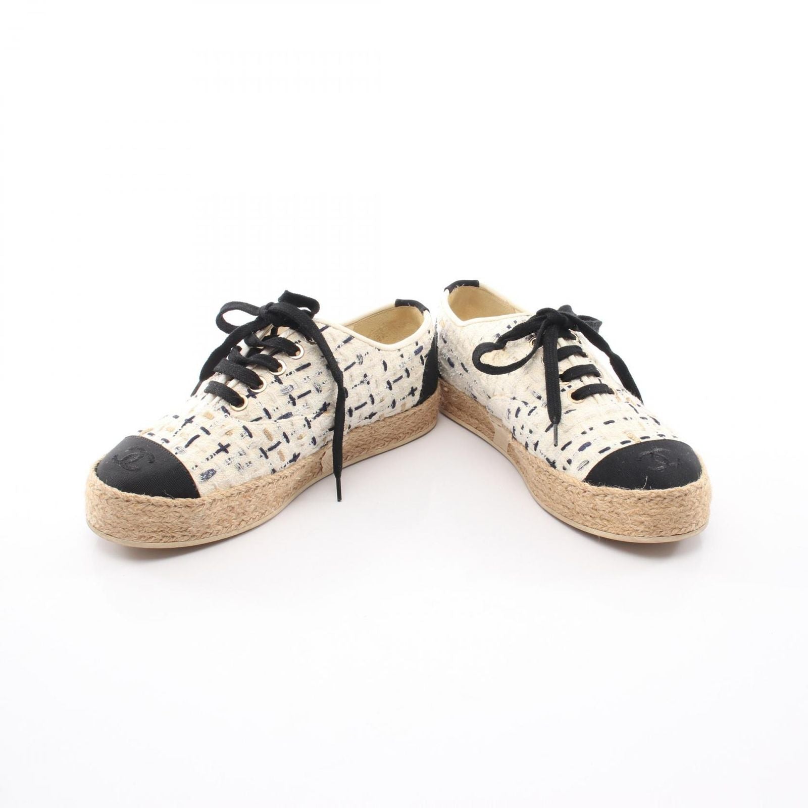 Chanel Sneakers CC Logo Espadrilles Shoes — view 3