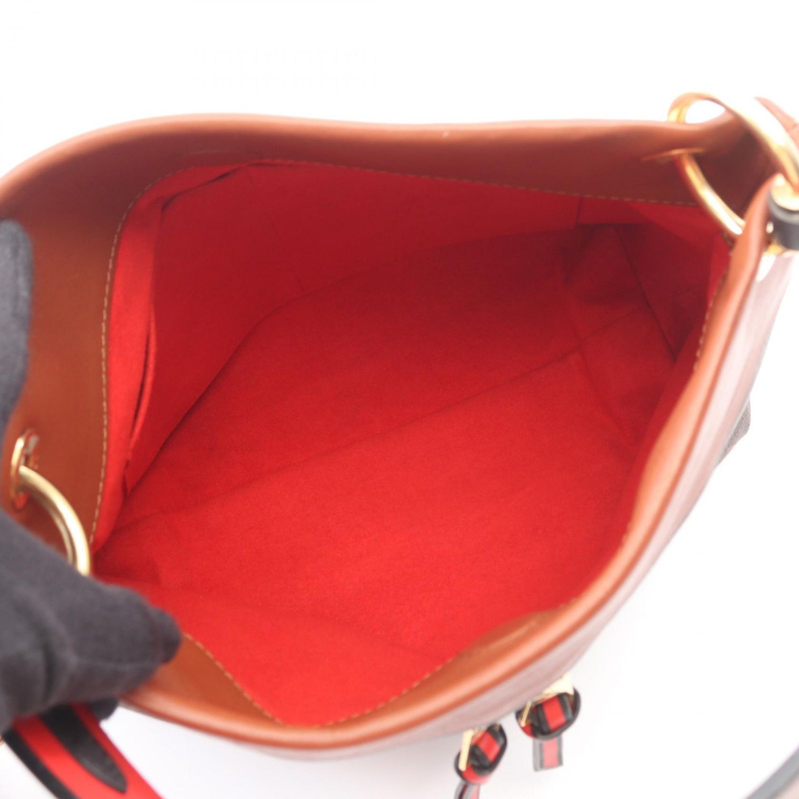Louis Vuitton Shoulder Bag Tuyroulis Besace Monogram Caramel 2-Way Canvas — view 3