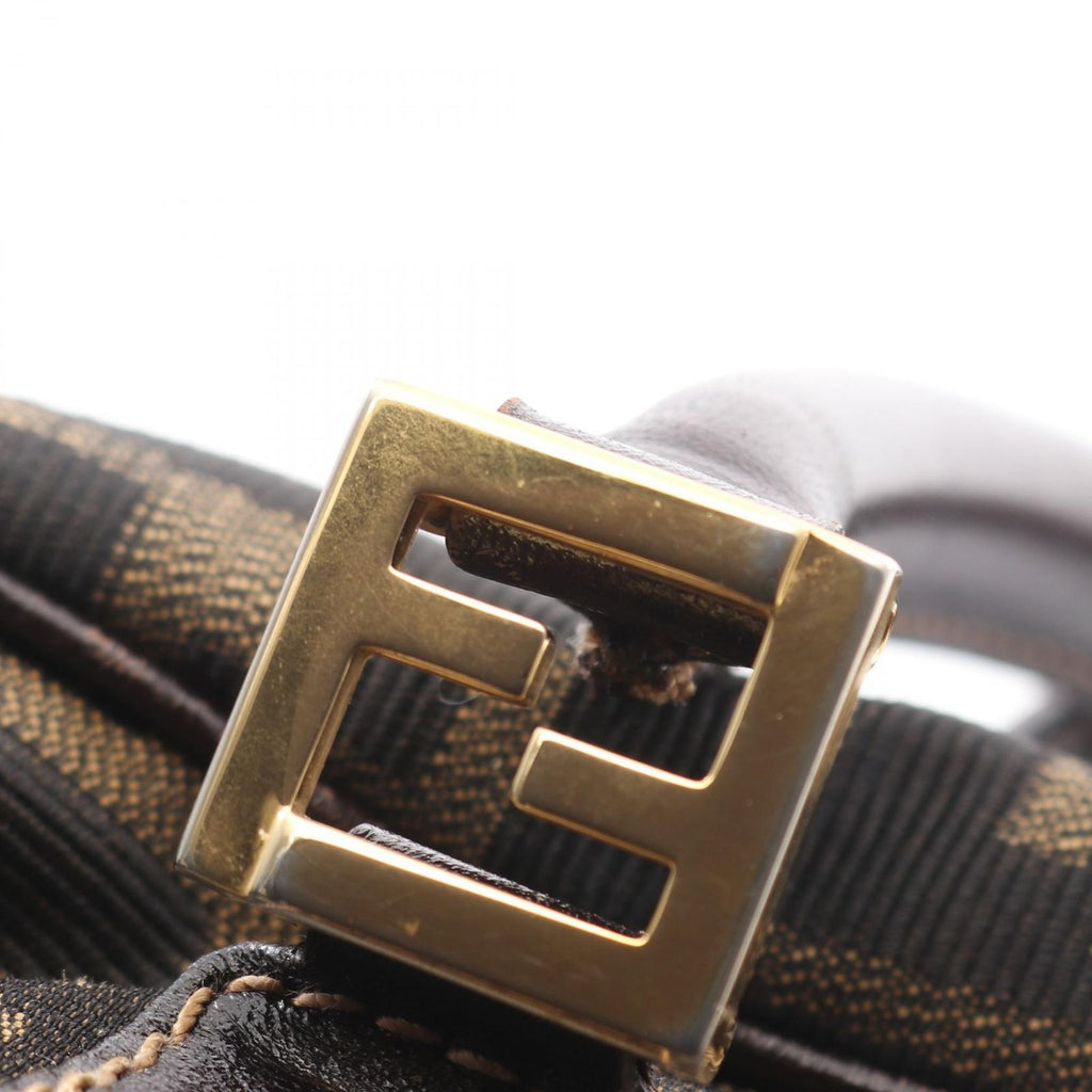 Fendi Briefcase Zucca 2-Way Brown Dark Canvas Leather — view 9
