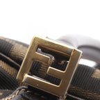 Fendi Briefcase Zucca 2-Way Brown Dark Canvas Leather — view 9