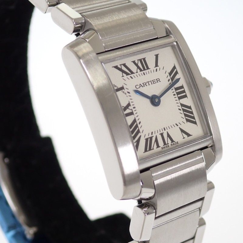 Cartier Tank Francaise SM Watch Stainless Steel Quartz Silver Dial Available — view 4