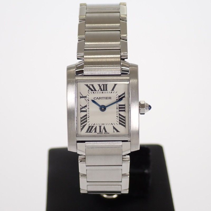 Cartier Tank Francaise SM Watch Stainless Steel Quartz Silver Dial Available — view 2
