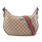 Gucci Shoulder Bag Sherry Line GG Canvas Beige