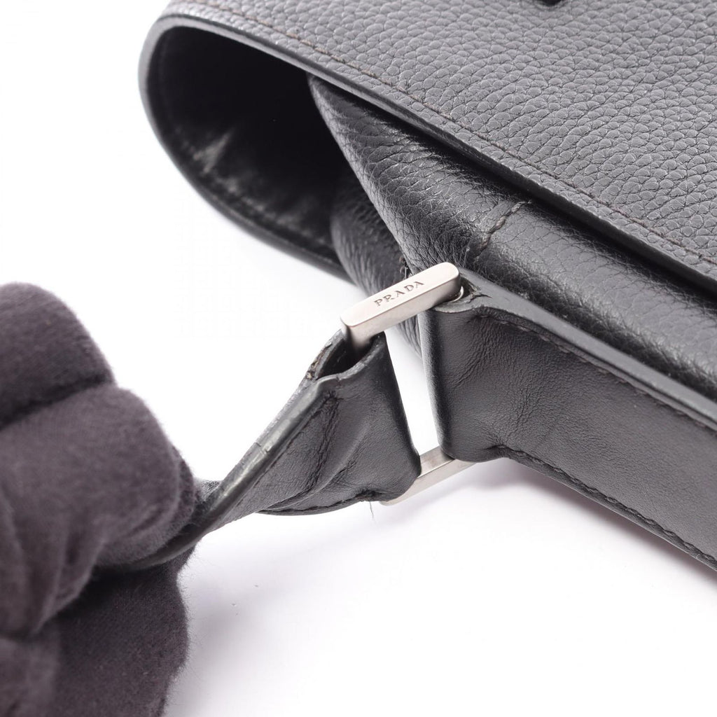 Prada Shoulder Bag Toro Nero Leather — view 9