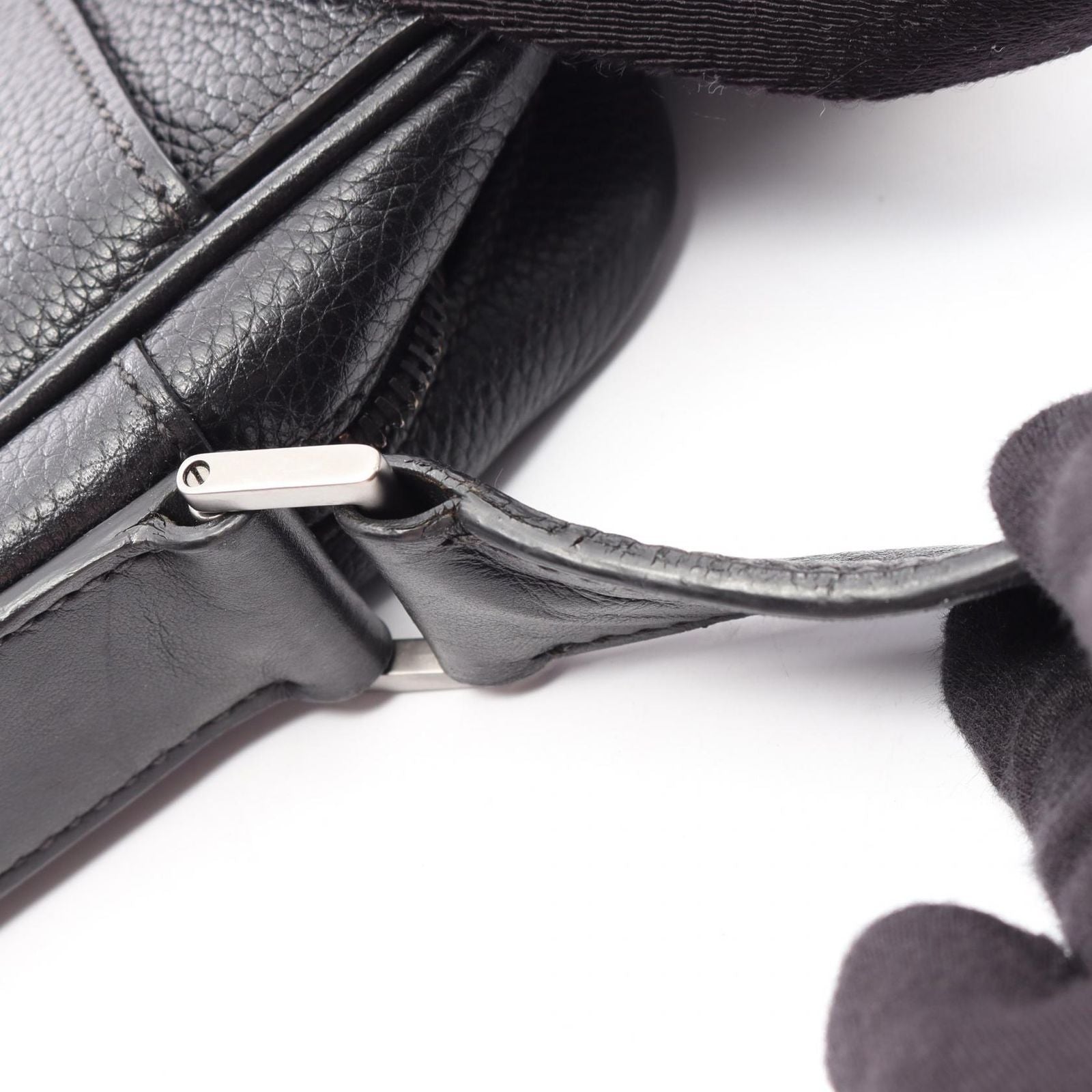 Prada Shoulder Bag Toro Nero Leather — view 8