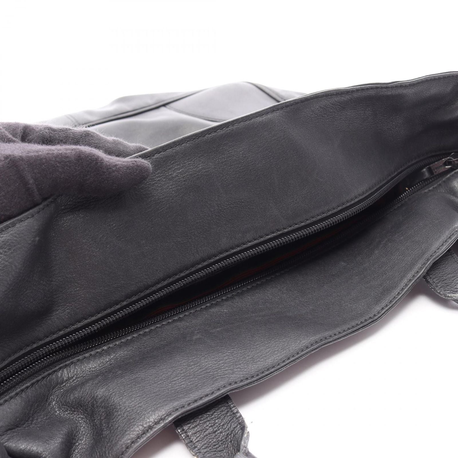 Loewe Tote Anagram Black Leather — view 5