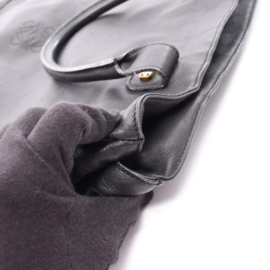 Loewe Tote Anagram Black Leather — view 7