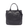 Loewe Tote Anagram Black Leather
