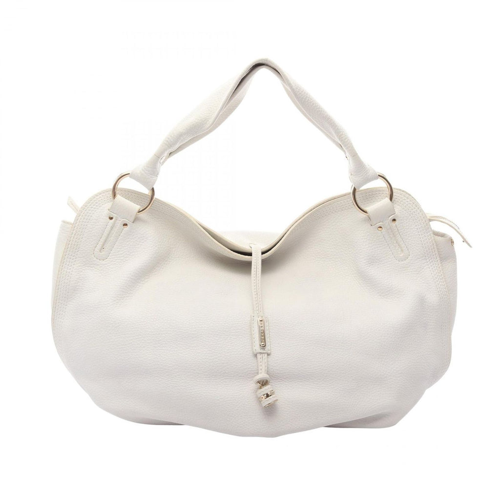 Celine Shoulder Bag Bittersweet White Leather