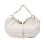 Celine Shoulder Bag Bittersweet White Leather