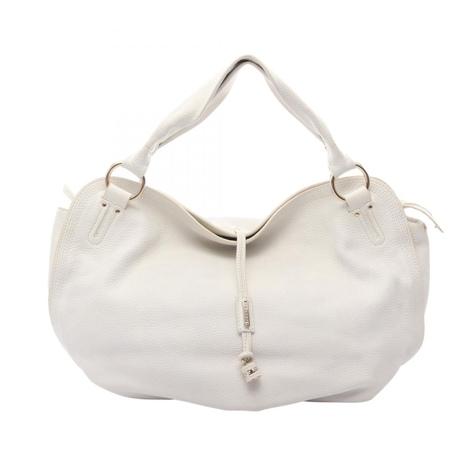 Celine Shoulder Bag Bittersweet White Leather