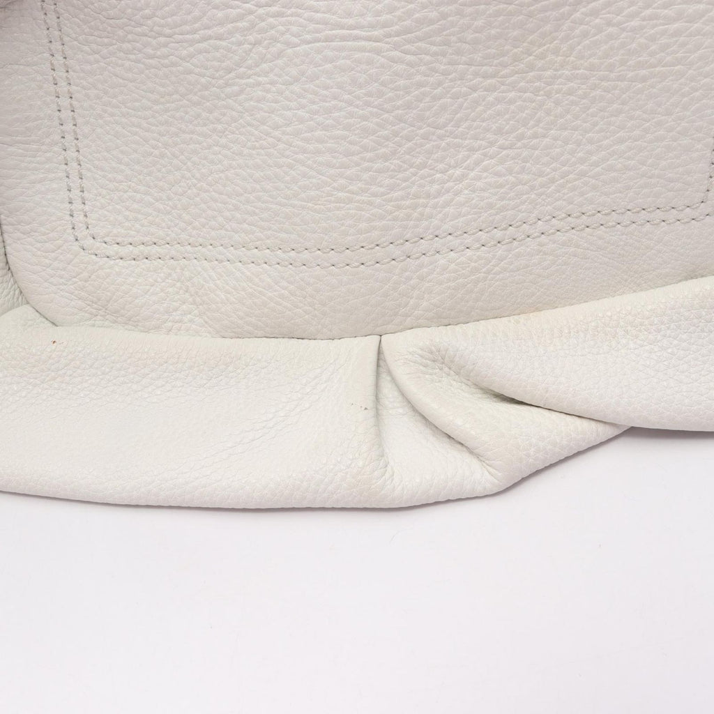 Celine Shoulder Bag Bittersweet White Leather — view 8