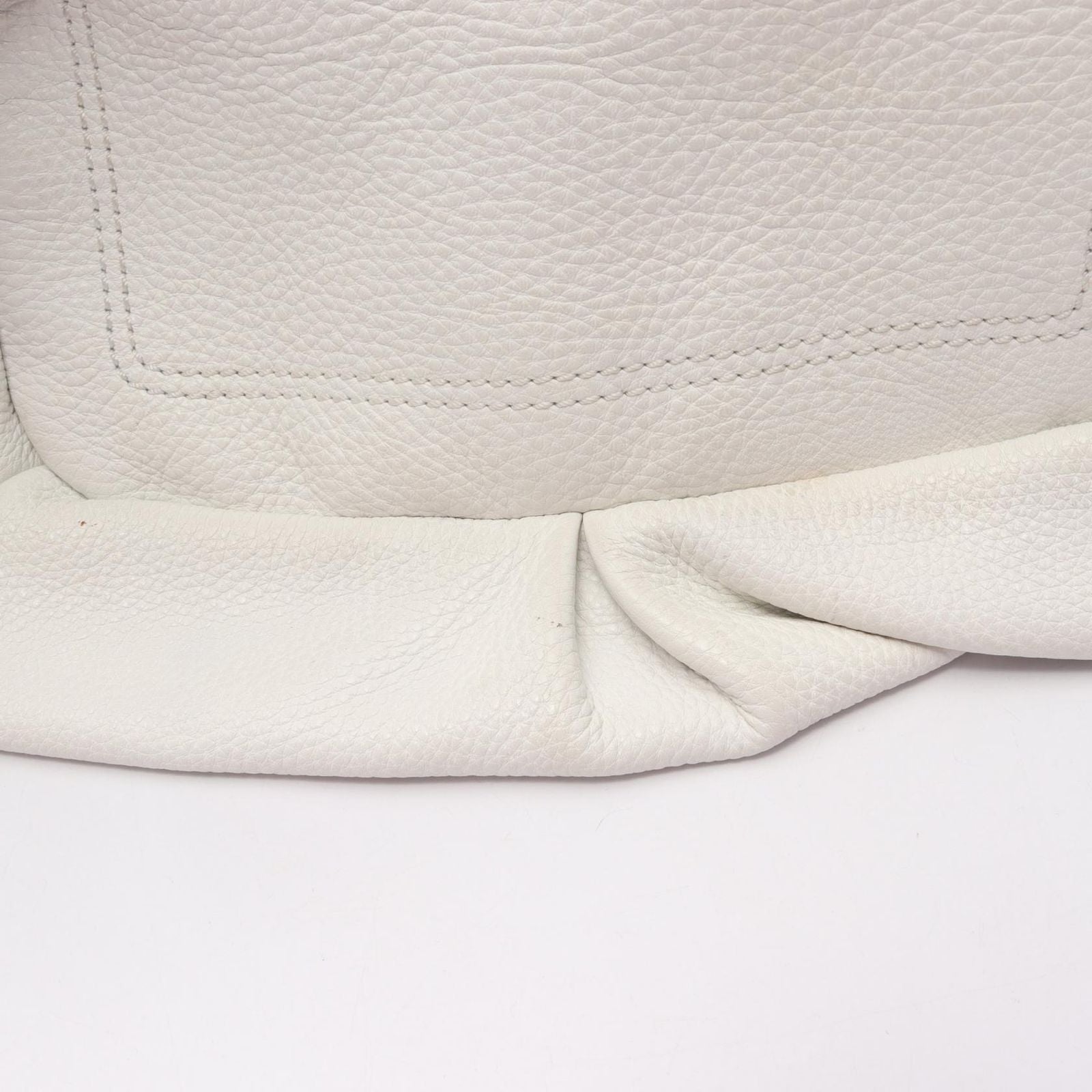 Celine Shoulder Bag Bittersweet White Leather — view 8