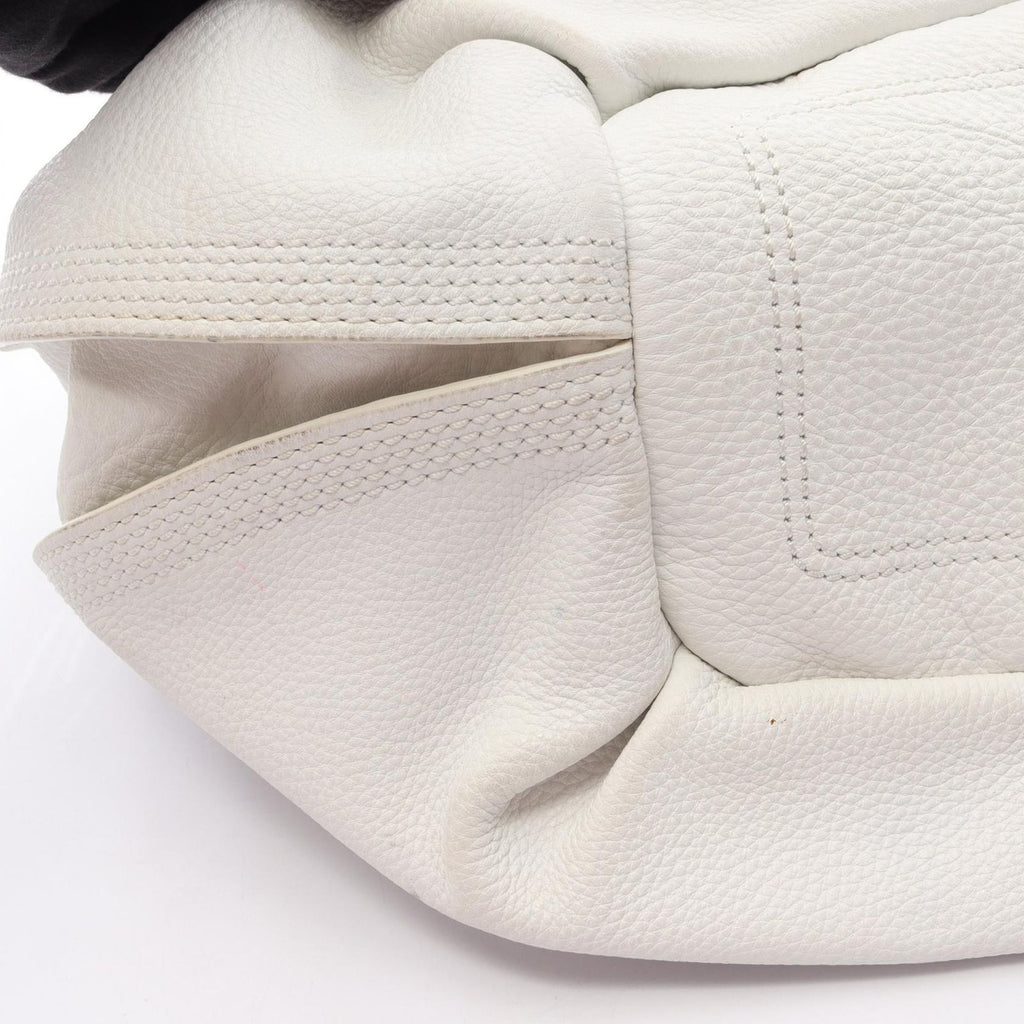 Celine Shoulder Bag Bittersweet White Leather — view 6