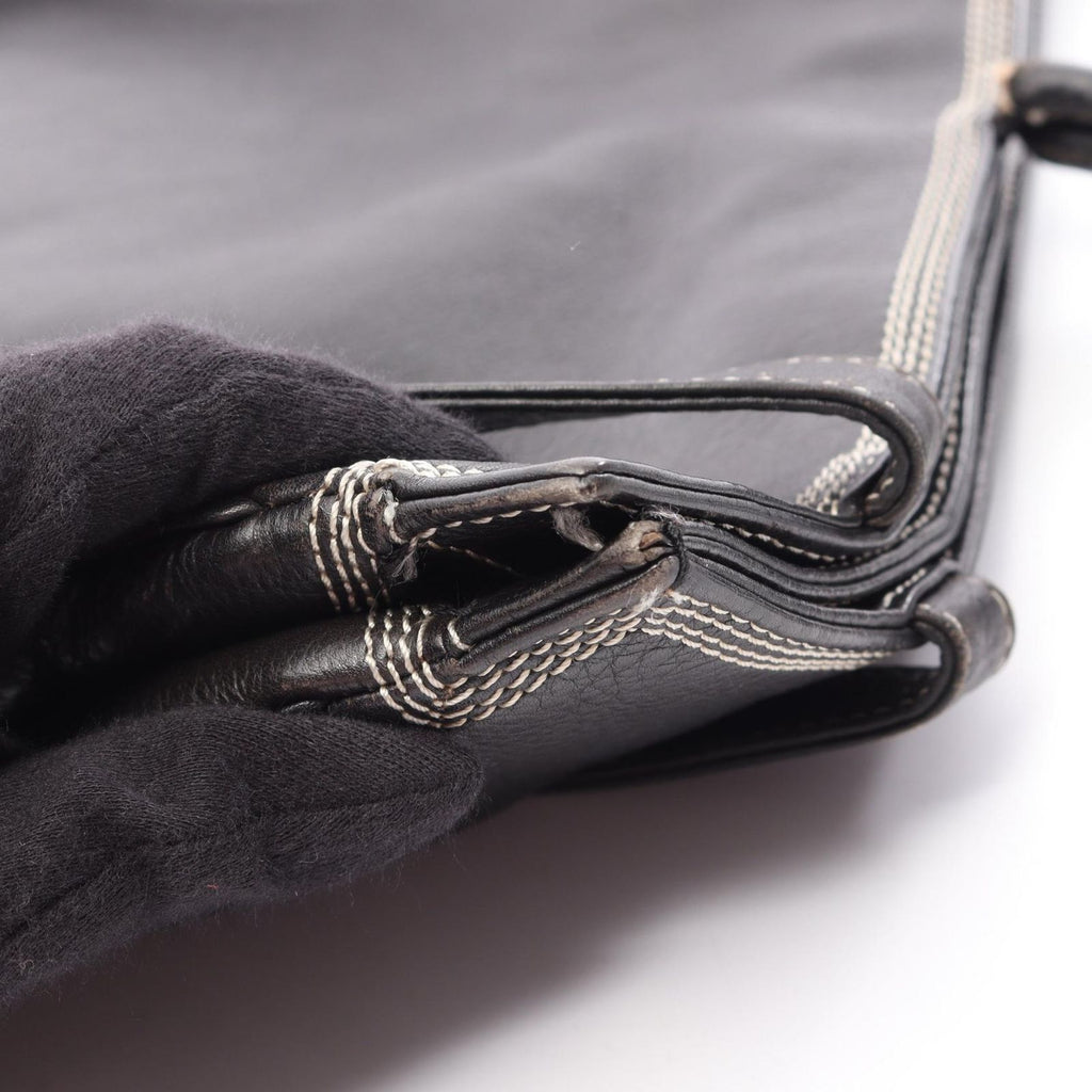 Loewe Tote Anagram Black Leather — view 9