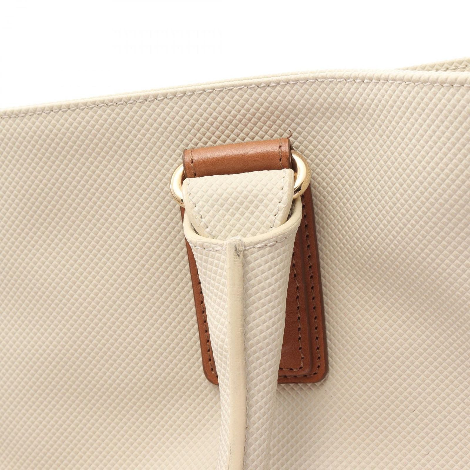 Bottega Veneta Tote Marco Polo Intreccio Jet Ivory Canvas Leather — view 7