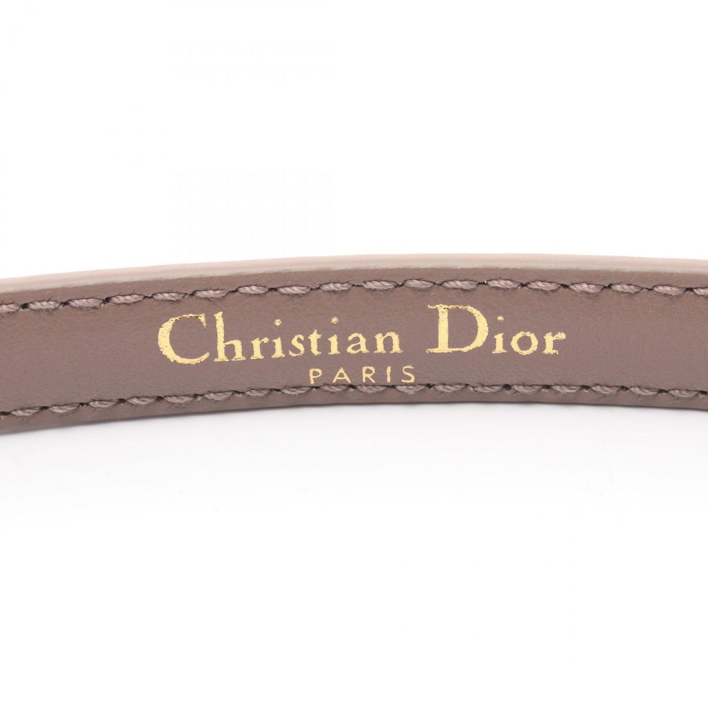 Dior Belt CD Logo Mini Beige Leather — view 4