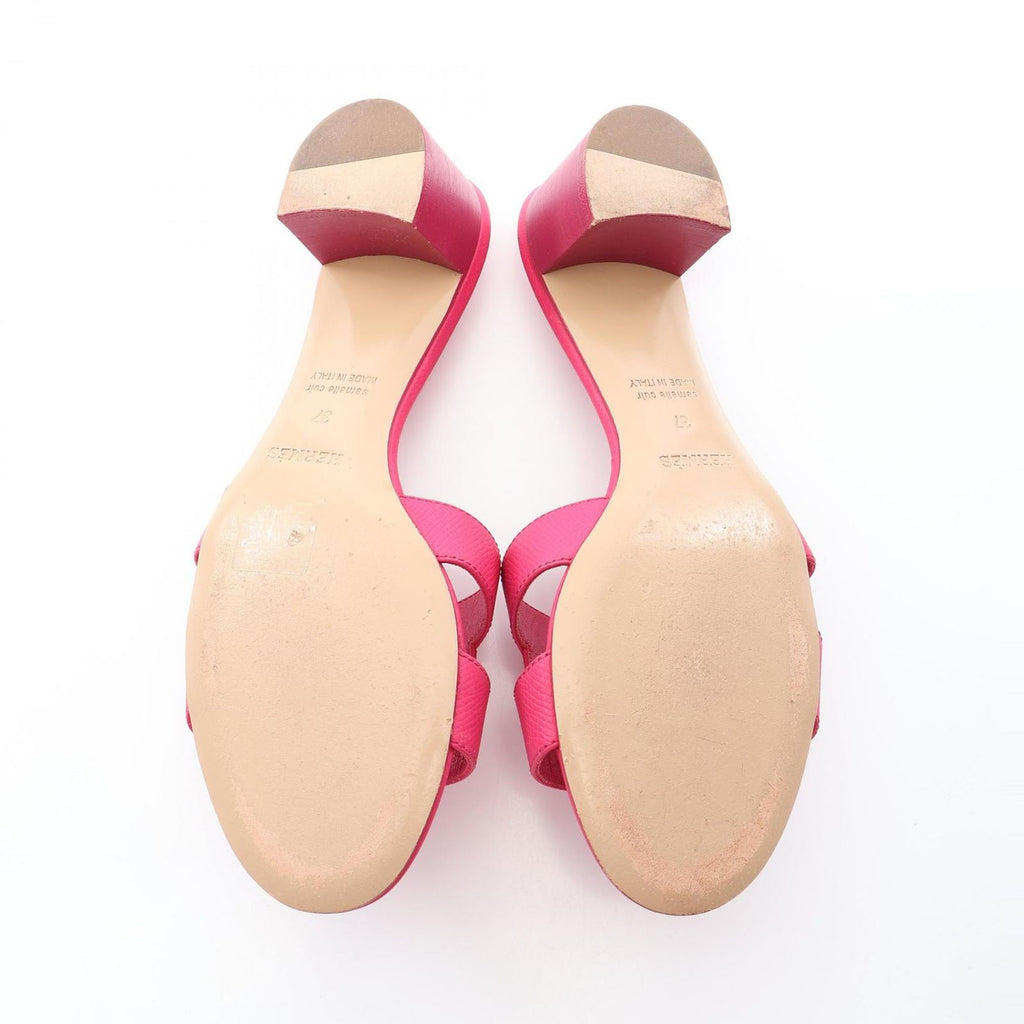 Hermes Mules Oasis Pink Leather — view 4