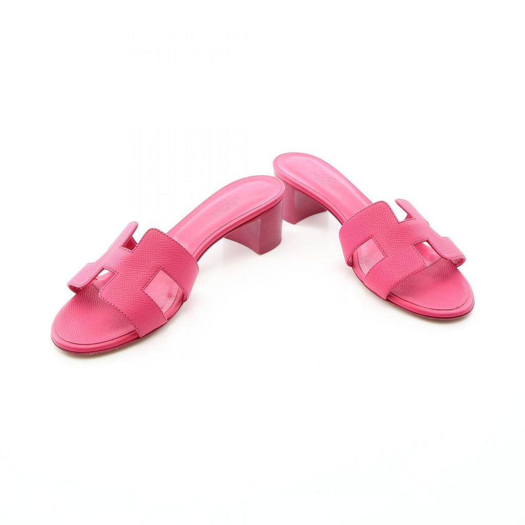 Hermes Mules Oasis Pink Leather — view 3