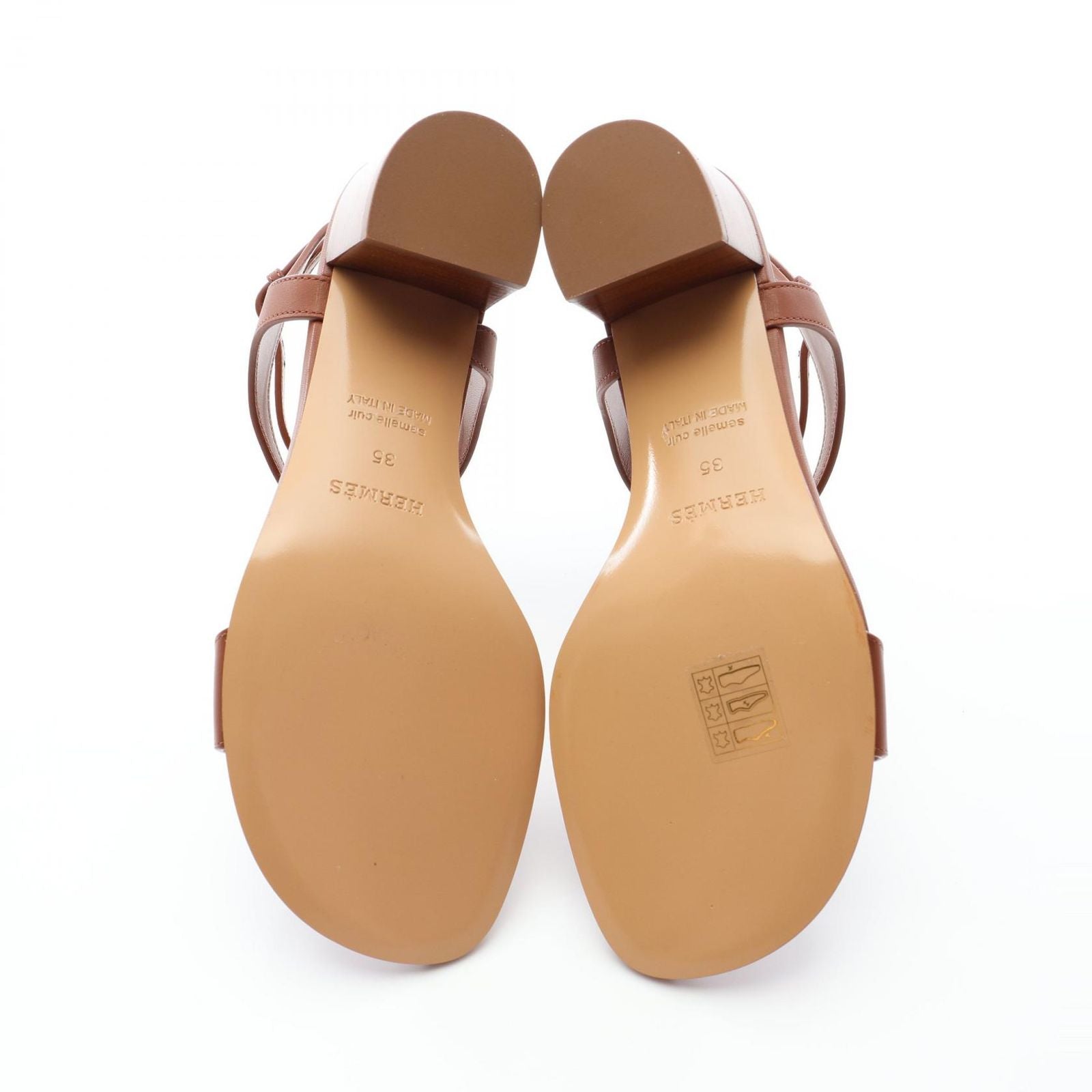 Hermes Sandals Chaine D'ancre Leather — view 4