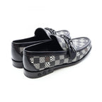 Louis Vuitton Loafers Damier Distoted Canvas Leather — view 2