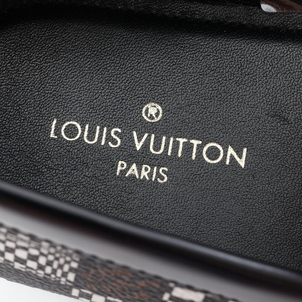 Louis Vuitton Loafers Damier Distoted Canvas Leather — view 5