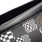 Louis Vuitton Loafers Damier Distoted Canvas Leather — view 8