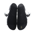Hermes Sandals Chypre Silver Leather — view 4
