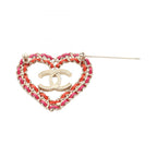 Chanel Brooch CC Logo Leather — view 2