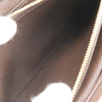 Louis Vuitton Zippy Wallet Zip Around Damier Canvas Ebene — view 7