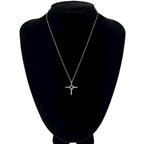 Tiffany & Co Vintage Infinity Cross Necklace 925 Sterling Silver — view 2