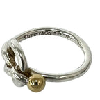 Tiffany & Co Love Knot Ring 925 Sterling Silver Gold — view 3