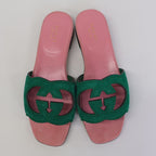 Gucci Interlocking Cutout Sandals — view 6
