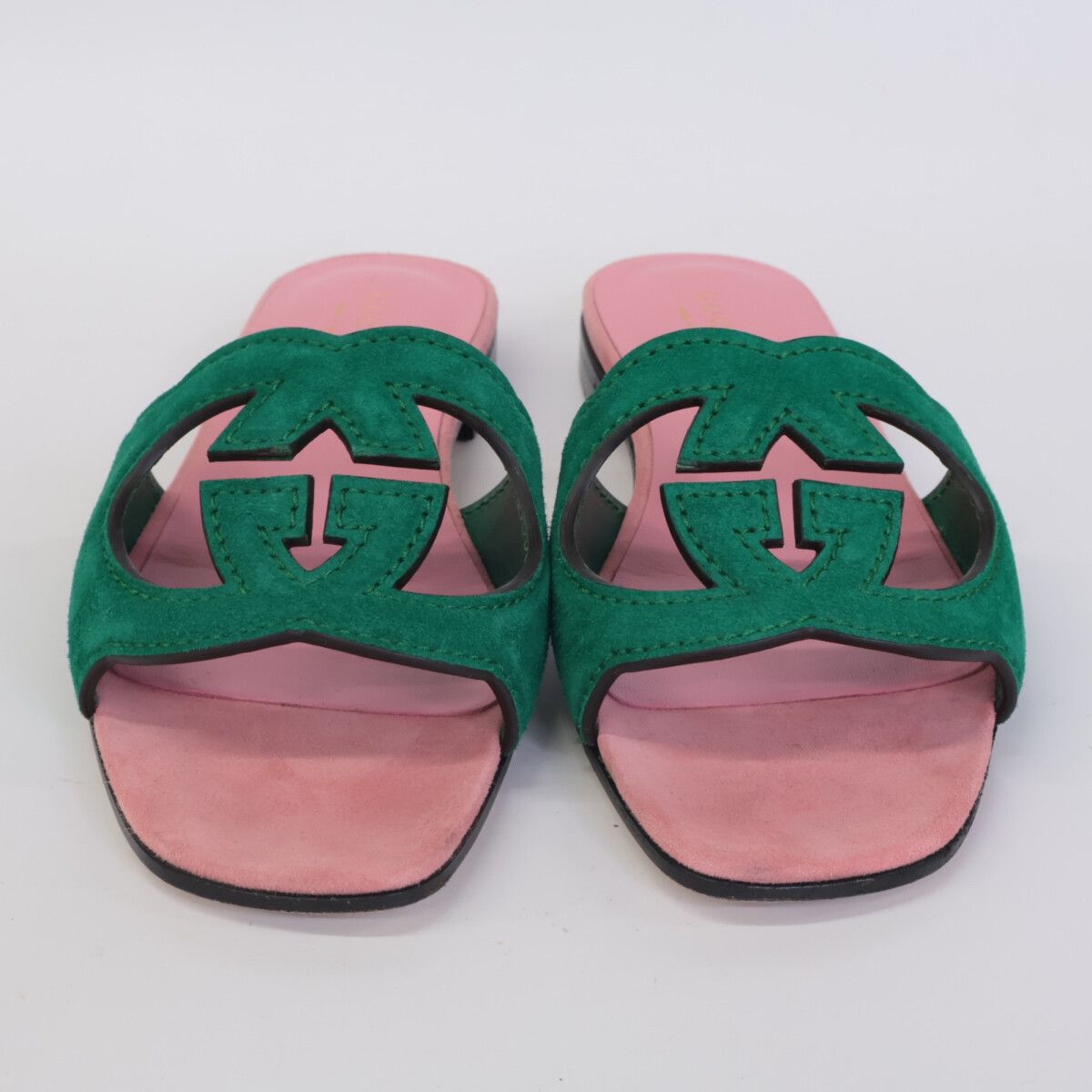 Gucci Interlocking Cutout Sandals — view 2